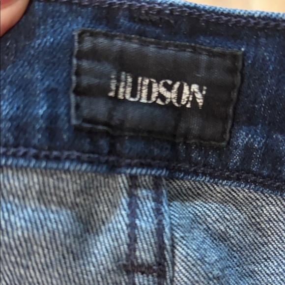 HUDSON Dark Wash Super Skinny Jeans Size 30 Excellent Condition inseam 32 - Picture 4 of 5